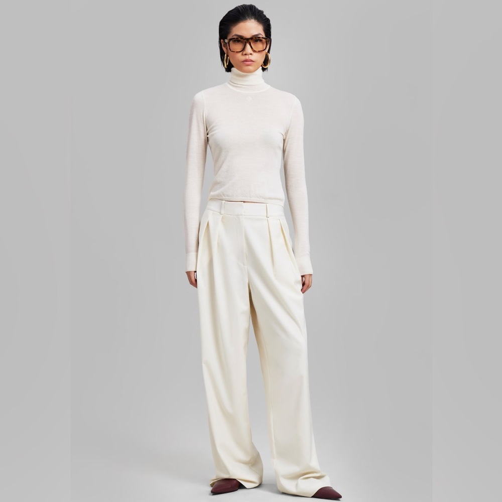 Frankie Shop Ivory Ripley Pants (S)